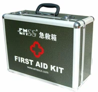 Caixes de primers auxilis universitaris d'emergència