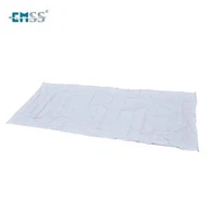 Sol ús borsa de PVC blanc amb cremallera corba